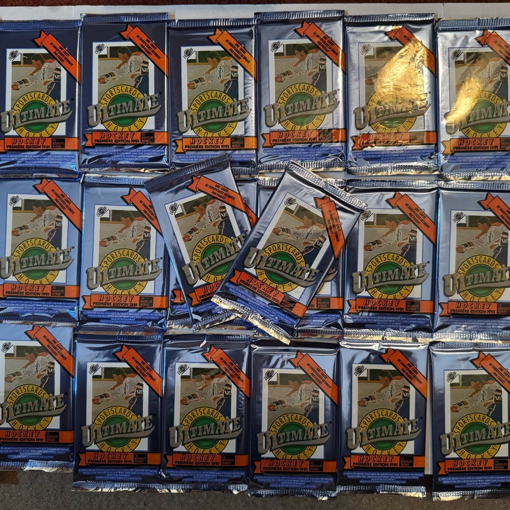 1991 Ultimate Sportscards Hockey 26 Sealed Packs Limited Edition